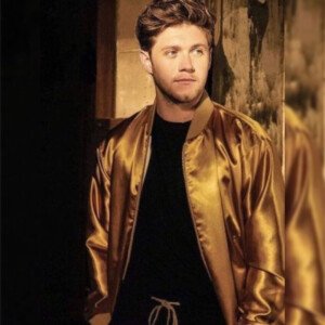 Niall Horan Gold Bomber Jacket