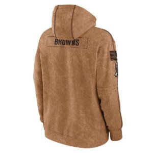 Cleveland Browns Salute To Service Pullover Hoodie