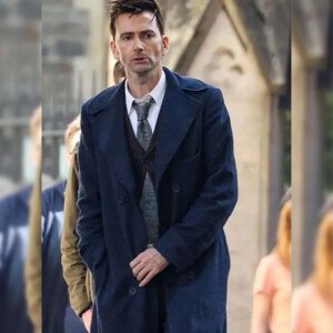 David Tennant Blue Trench Coat Doctor Who S14