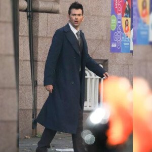 David Tennant Blue Trench Coat Doctor Who S14