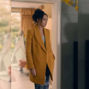Fool Me Once Adelle Leonce Yellow Coat