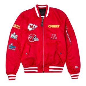 Alpha Industries MA-1 Chiefs Red Bomber Jacket