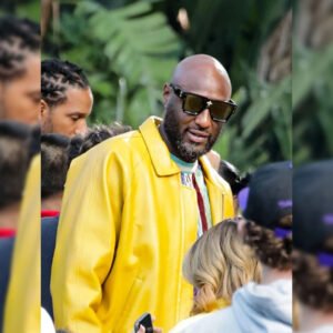 Lamar Odom Avirex Icon Yellow Leather Jacket