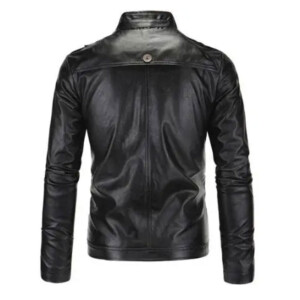 Women Black Leather Motorcycle Jacket