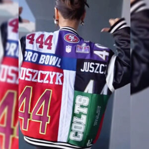 49ers Kristin Juszczyk Super Bowl LVIII Bomber Jacket