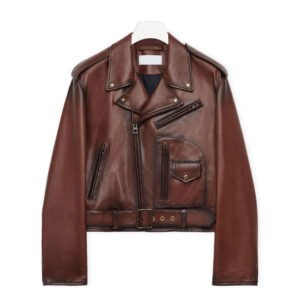 Loewe Biker Brown Leather Jacket